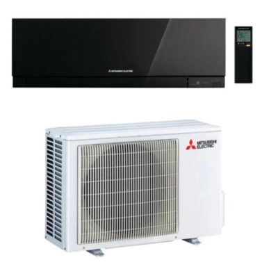 Climatiseur Mural - Inverter Design - Noir - MITSUBISHI ELECTRIC - MSZ-EF VGKB + MUZ-EF VG - R32